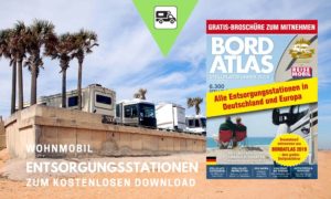 Entsorgungsstationen Wohnmobil - gratis Broschüre bei wohnmobilista