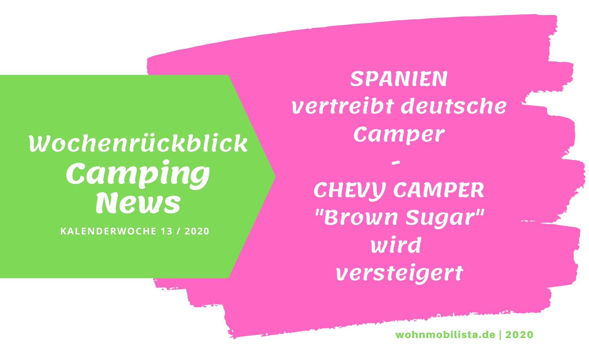 Wochenrückblick Camping News KW13-2020