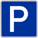 Parkplatz Schild 314 Verkehrszeichen