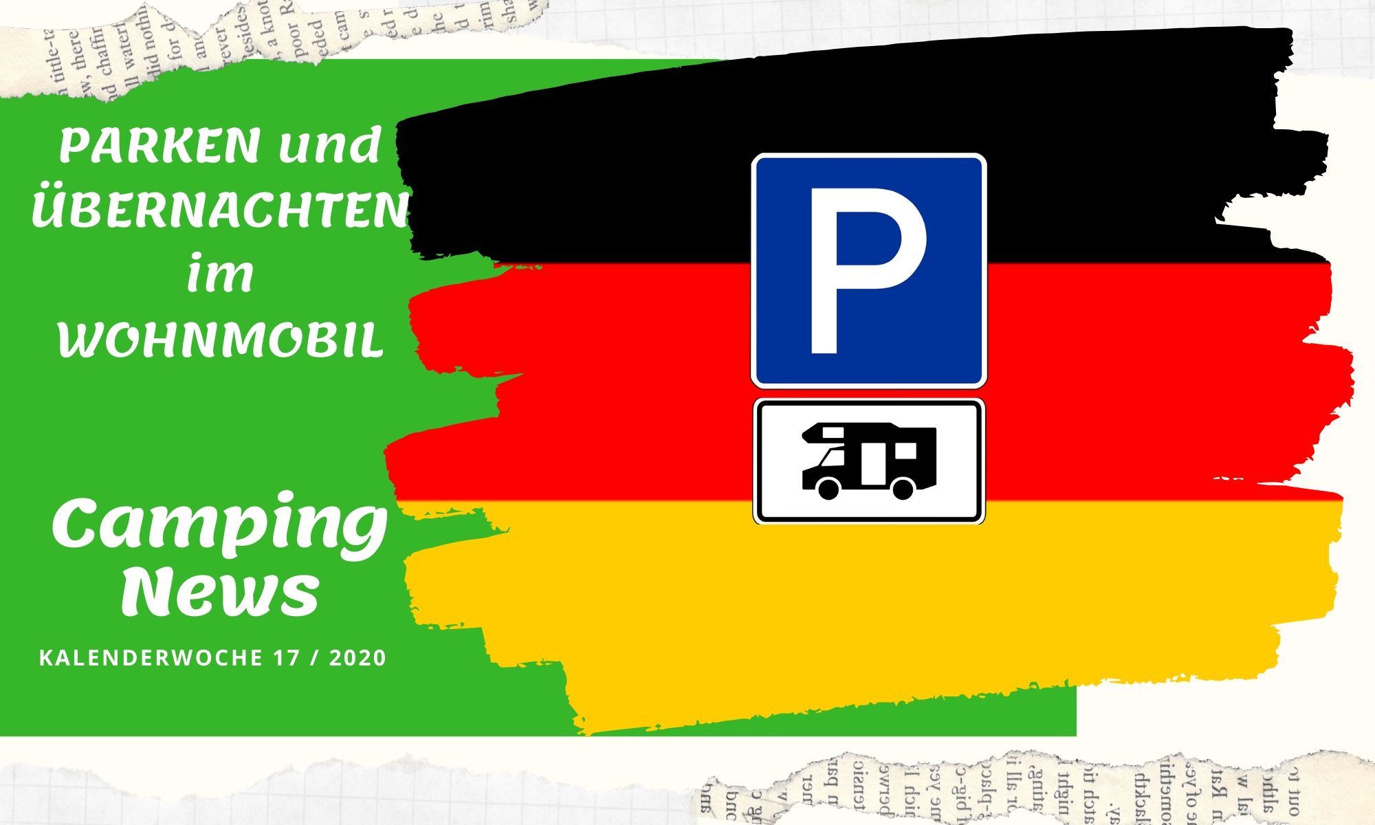 Wohnmobil parken in Deutschland