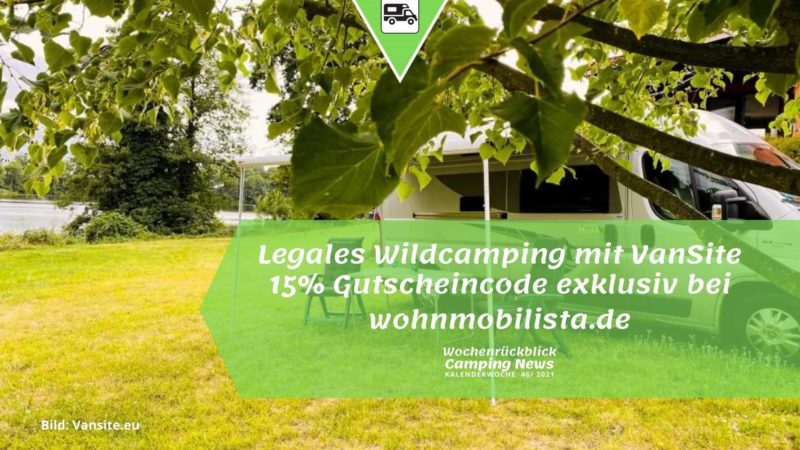 Legales Wildcamping mit VanSite