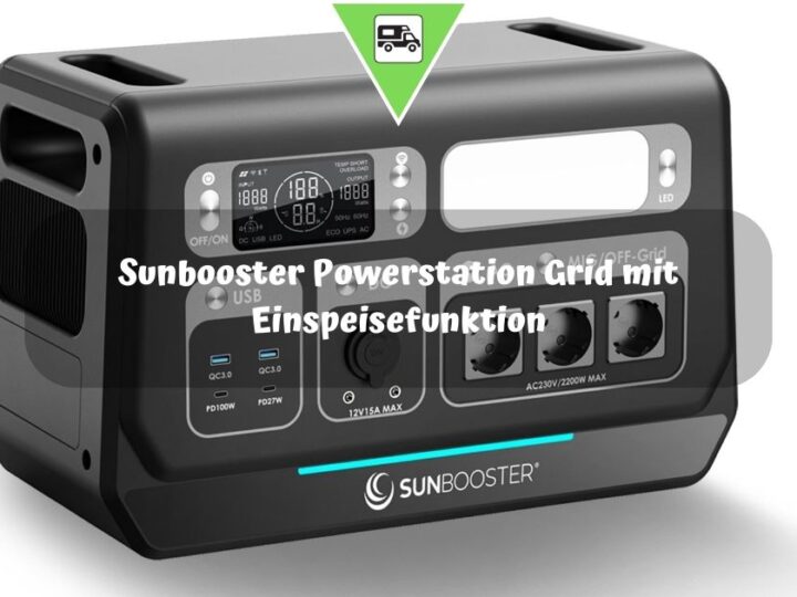 Sunbooster Powerstation Grid mit Einspeisefunktion