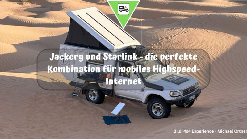 Jackery und Starlink – die perfekte Kombination für mobiles Highspeed-Internet