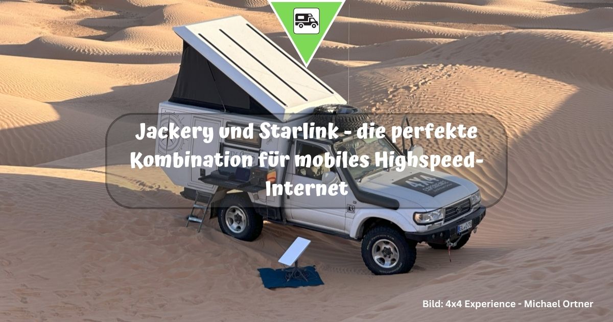 Jackery und Starlink – die perfekte Kombination für mobiles Highspeed-Internet