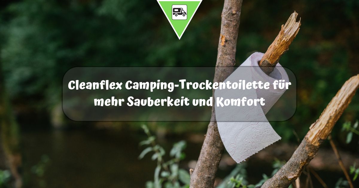 Cleanflex Camping-Trockentoilette für mehr Sauberkeit und Komfort