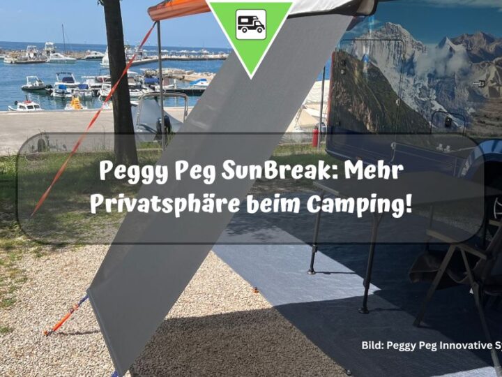 Peggy Peg SunBreak: Mehr Privatsphäre beim Camping!