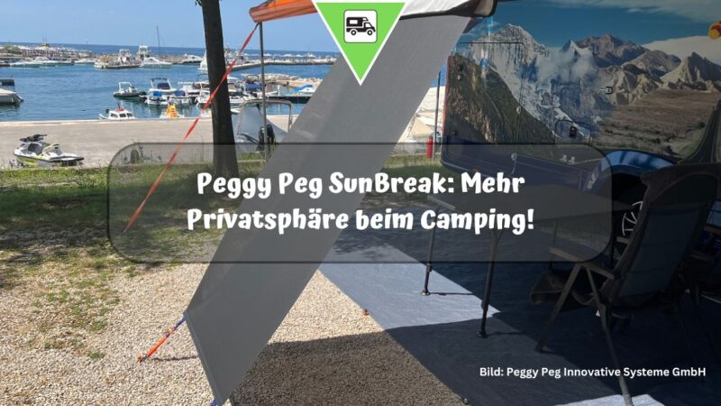 Peggy Peg SunBreak: Mehr Privatsphäre beim Camping!