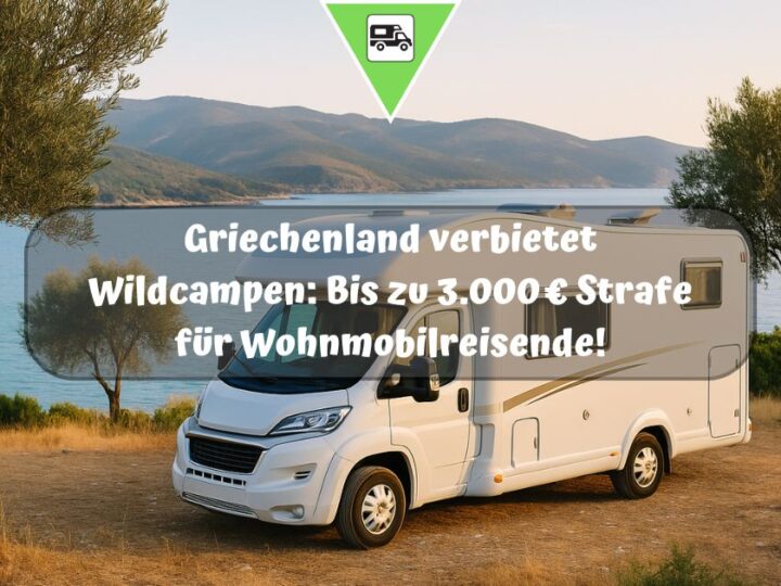 Griechenland verbietet Wildcampen: Bis zu 3.000 € Strafe für Wohnmobilreisende!