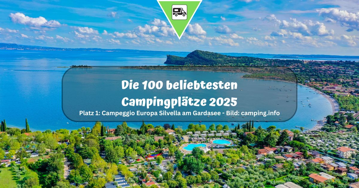 Die 100 beliebtesten Campingplätze 2025